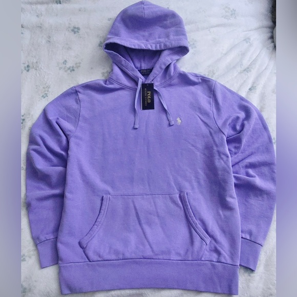 Polo Ralph Lauren Other - Polo Ralph Lauren Hooded Sweatshirt Men’s Size Medium Pastel Purple